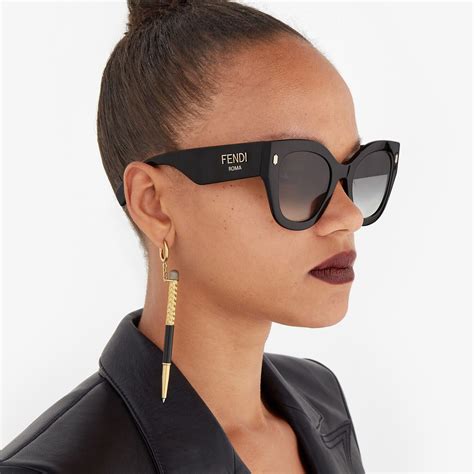 fendi circle stud sunglasses|Fendi glasses frames for women.